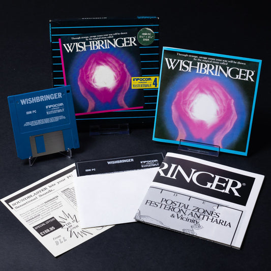 Wishbringer - PC IBM / MS-DOS Spiel - Big Box CiB Komplett - Zustand Sehr Gut