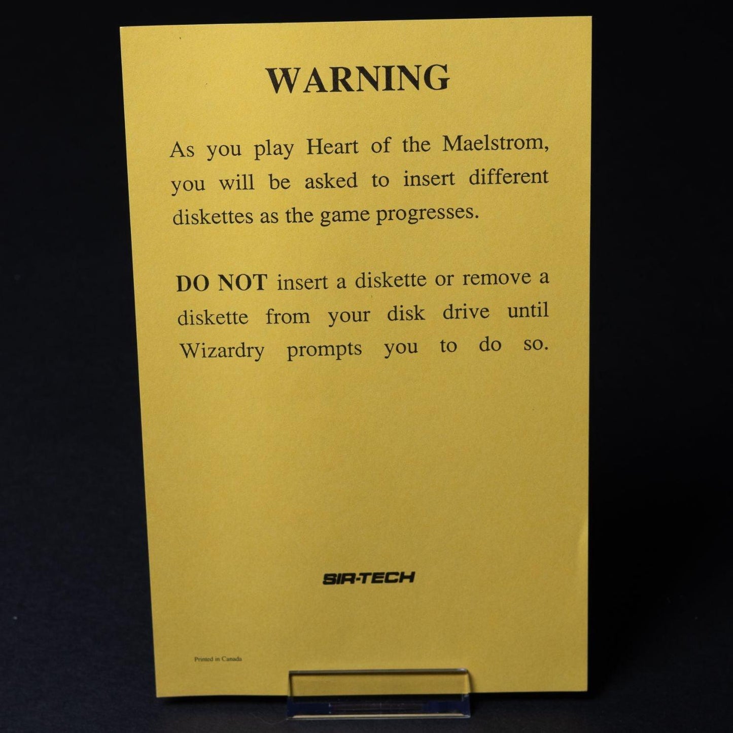Wizardry V: Heart of the Maelstrom - PC IBM / MS-DOS - Big Box CiB - TOP Zustand