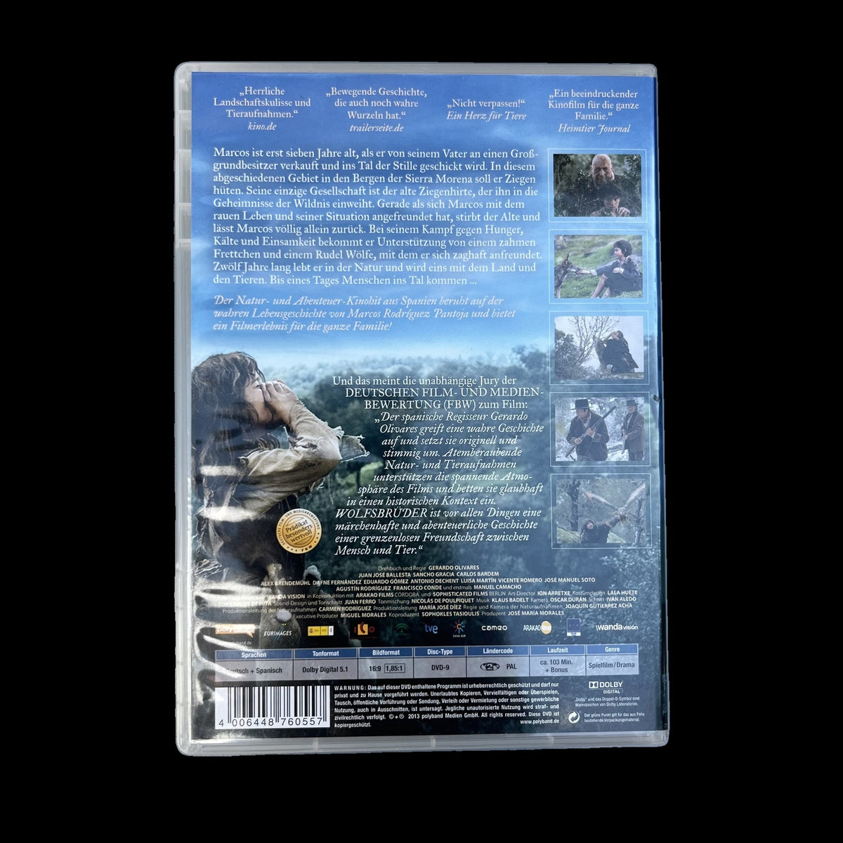 Wolfsbrüder - mit Booklet - Drama - DVD - Lebensgeschichte - Film - Gebraucht