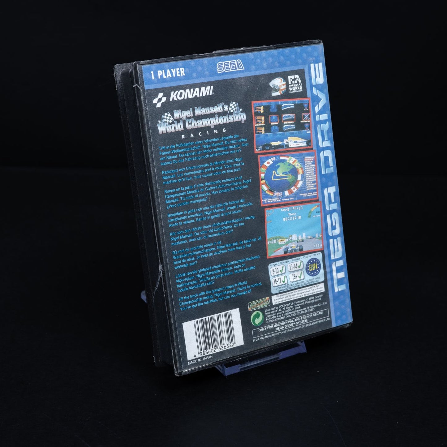 World Championship Racing - Sega Mega Drive / Genesis - CiB - Zustand Sehr Gut