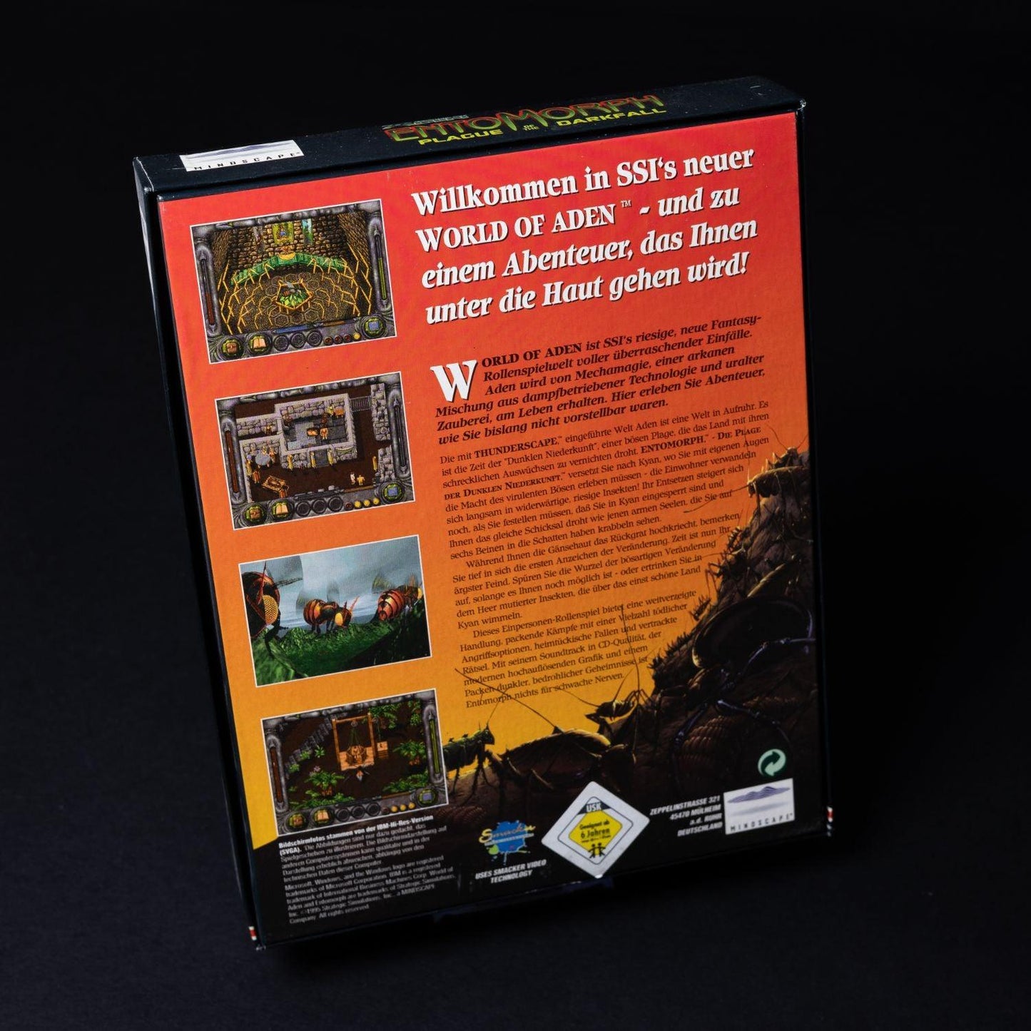 World of Aden: Entomorph - PC CD-ROM - Big Box CiB Komplett - Zustand Sehr Gut