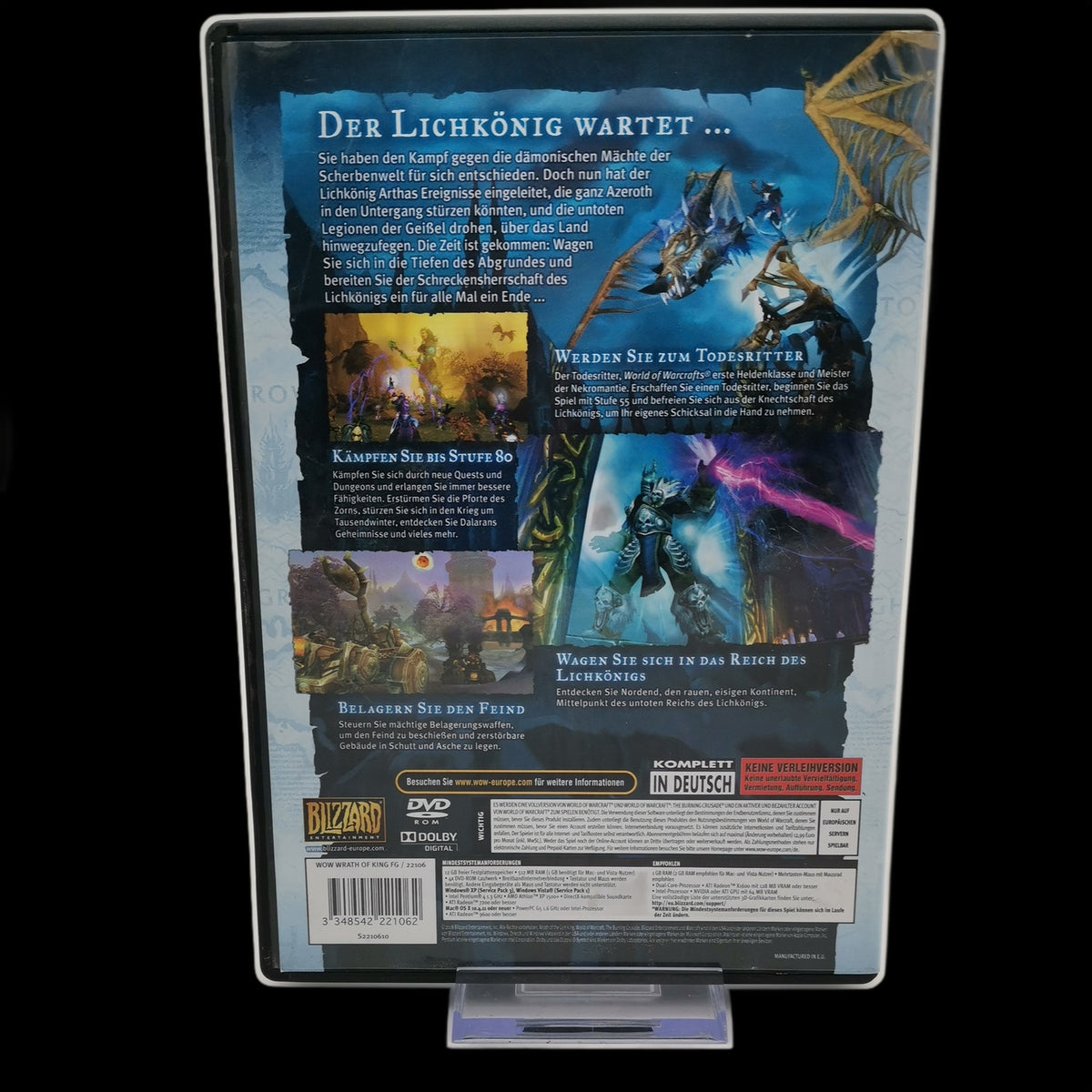 World of Warcraft: Wrath of the Lich King - PC DVD-ROM - CiB - Zust. Sehr gut