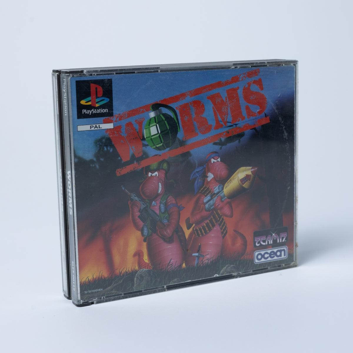 Worms - Playstation 1 PS1 Spiel - PAL - Mit Anleitung - Zustand Gut