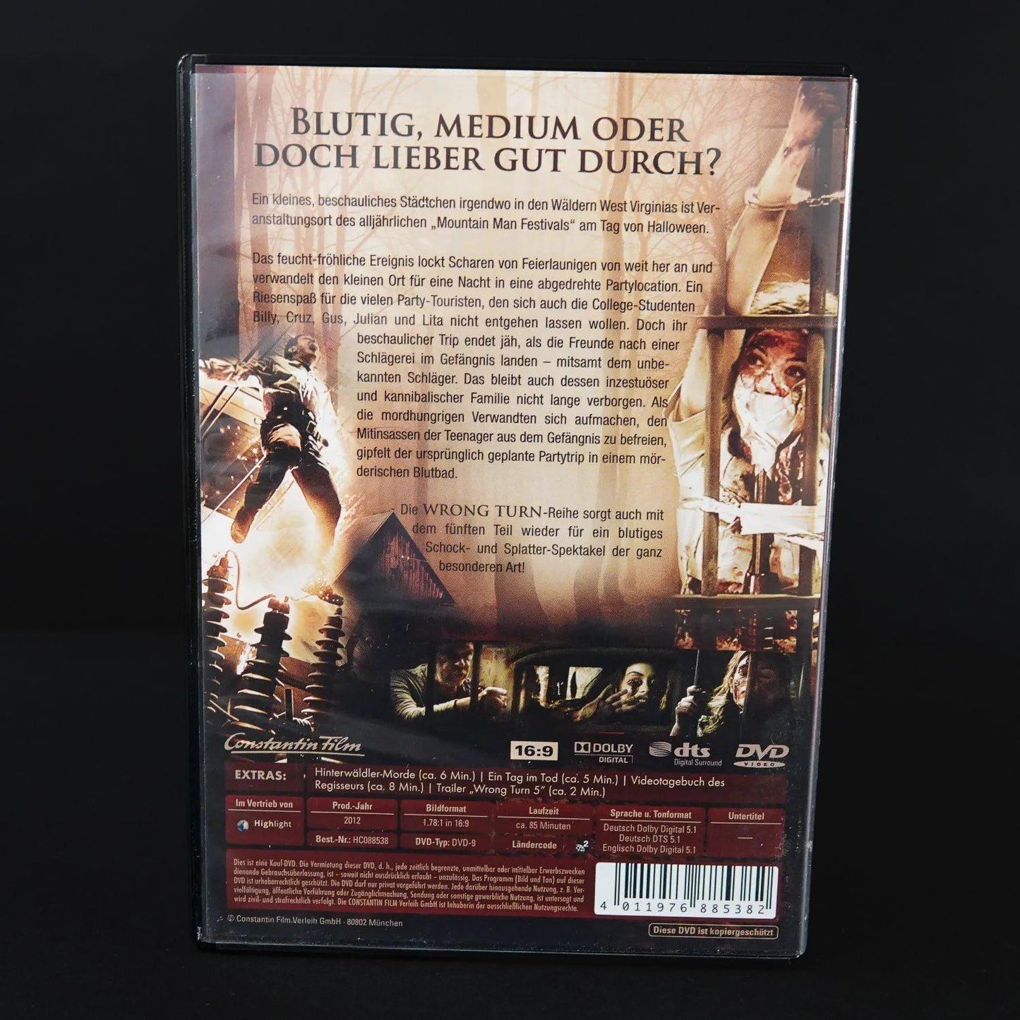 Wrong Turn 5: Bloodlines - DVD - Deutsch - FSK18