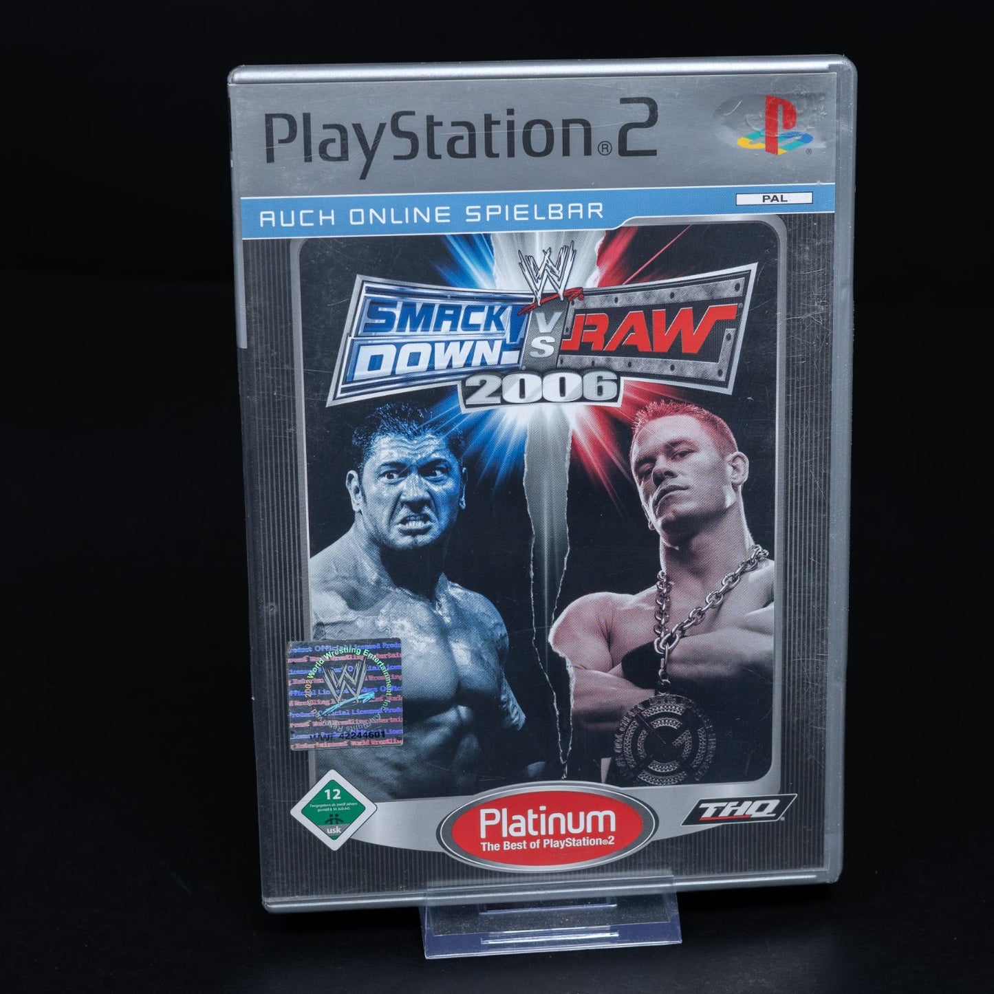 WWE Smackdown vs RAW 2006 - Playstation 2 PS Platinum PAL - CiB - Zustand Gut