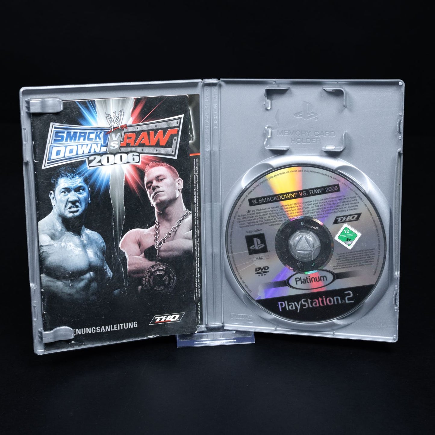 WWE Smackdown vs RAW 2006 - Playstation 2 PS Platinum PAL - CiB - Zustand Gut