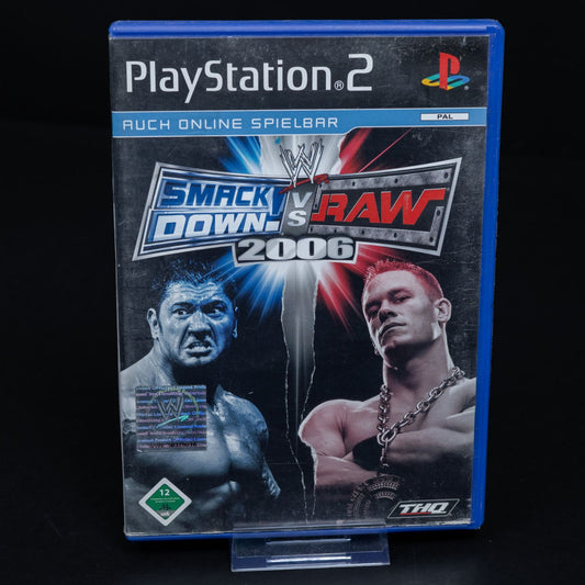 WWE Smackdown vs RAW 2006 - Playstation 2 PS Spiel PAL - CiB - Zustand Gut