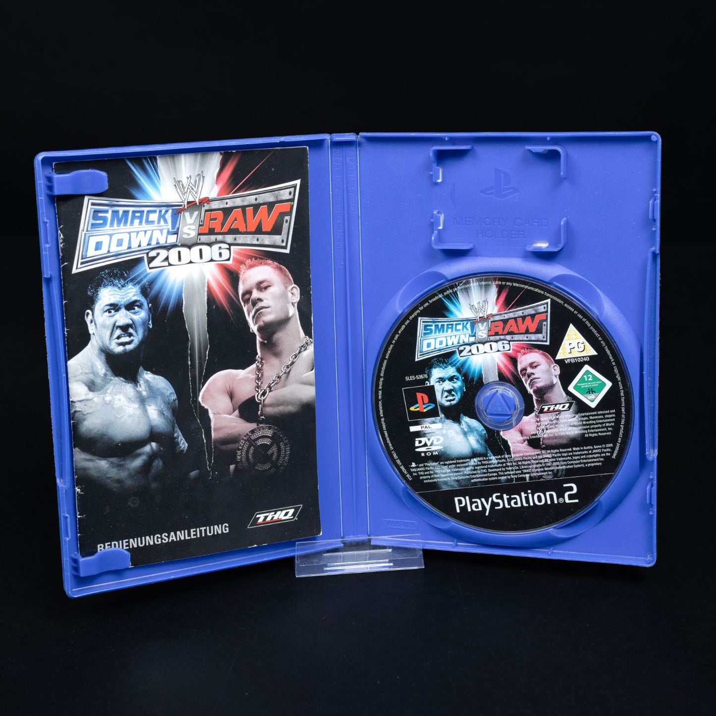 WWE Smackdown vs RAW 2006 - Playstation 2 PS Spiel PAL - CiB - Zustand Gut