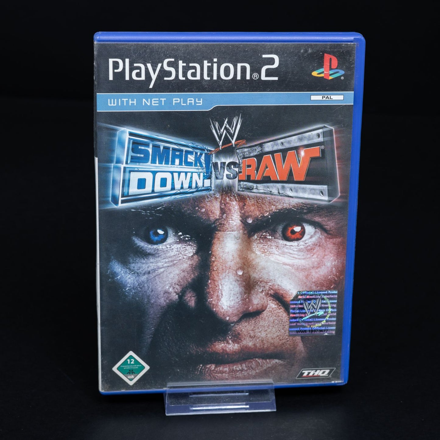 WWE Smackdown vs RAW - Playstation 2 PS Spiel PAL - CiB - Zustand Gut