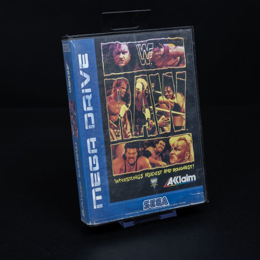 WWF RAW - Sega Mega Drive / Genesis Spiel - CiB - Zustand Gut