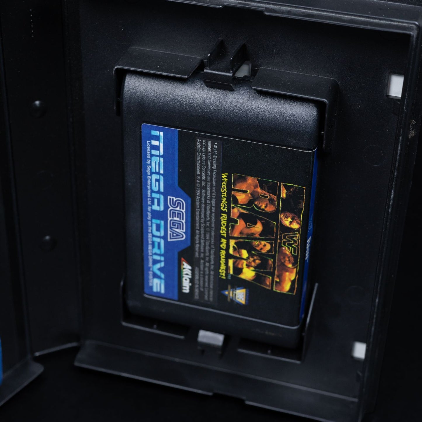 WWF RAW - Sega Mega Drive / Genesis Spiel - CiB - Zustand Gut