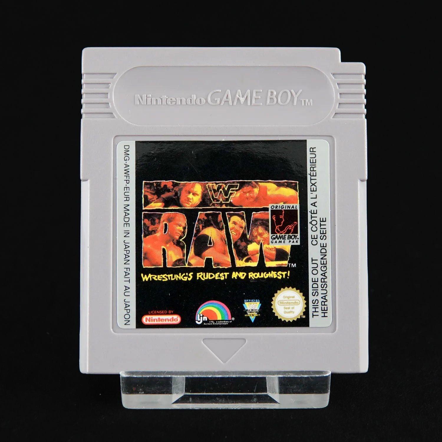 wwf-raw-wrestlings-rudest-and-roughest-game-boy-pal-nur-modul-top-zustand-1 - Utopia Collectibles