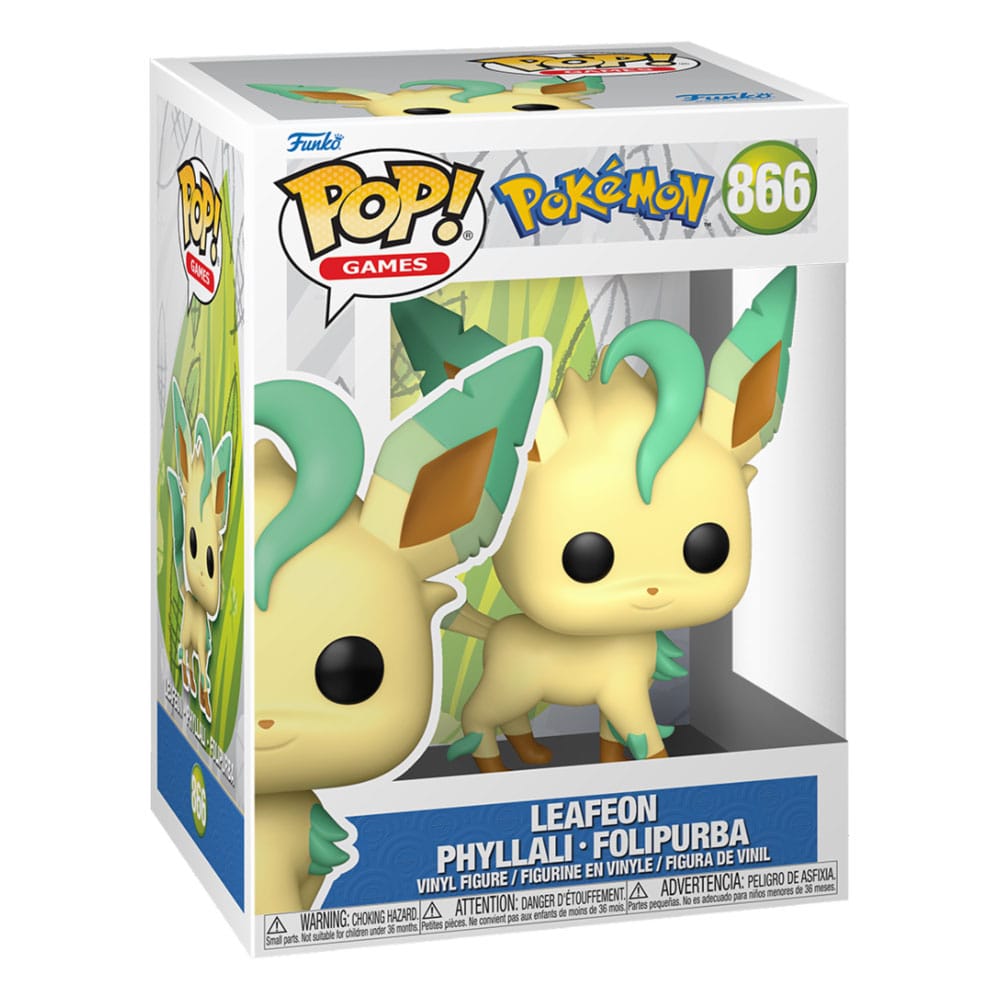 Funko POP! - Pokémon - Leafeon / Folipurba - Nummer 866 - Neu & OVP