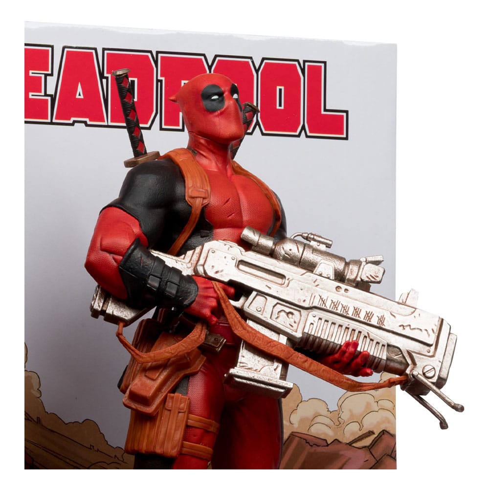 Marvel Deadpool Figur - Statue Maßstab 1:6 inkl. Comic Buch Ausgabe #1 - Sealed