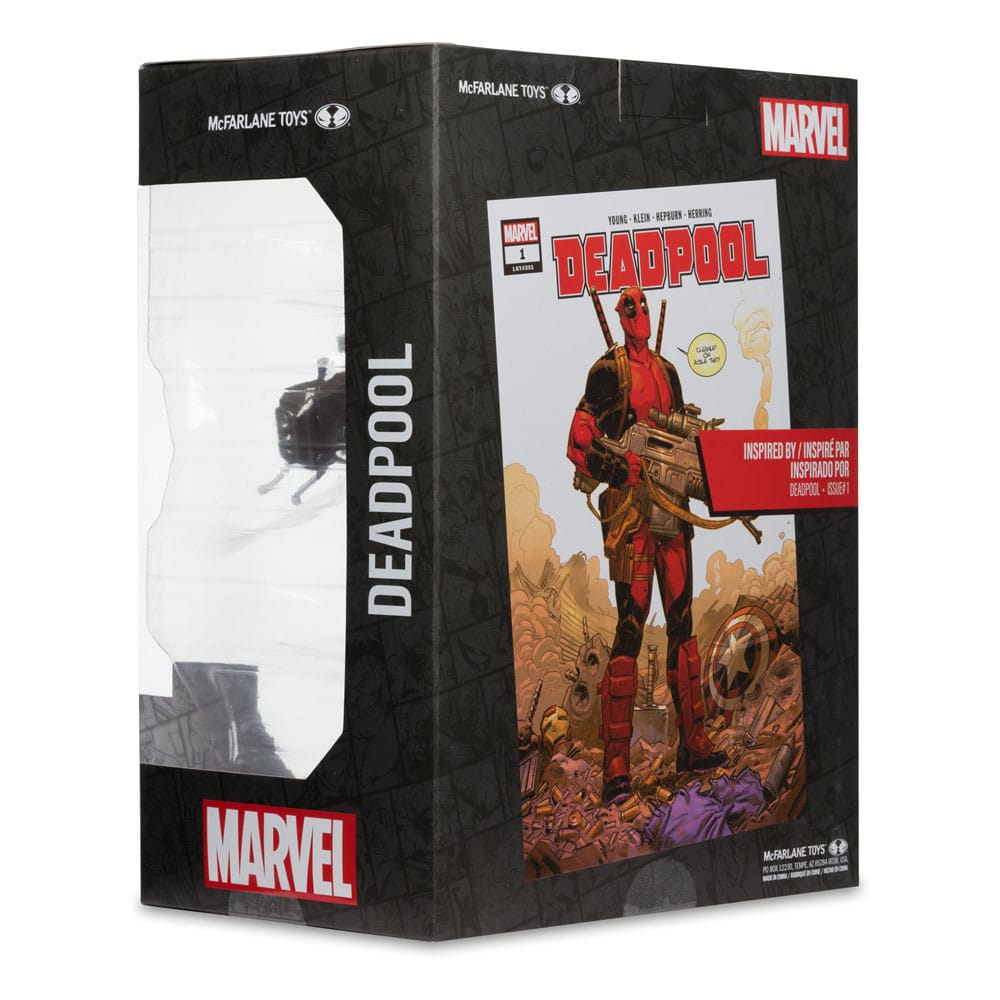 Marvel Deadpool Figur - Statue Maßstab 1:6 inkl. Comic Buch Ausgabe #1 - Sealed
