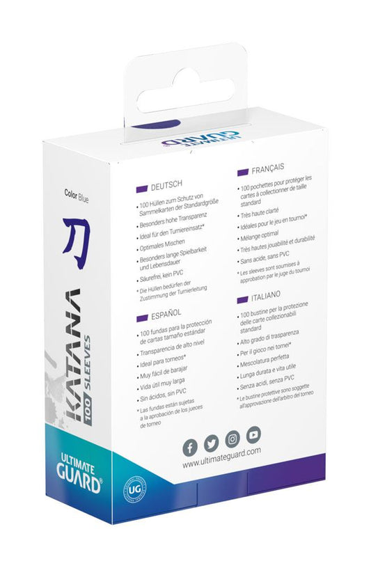 Ultimate Guard - Katana Sleeves 100 Stück - Standard Size - Blue