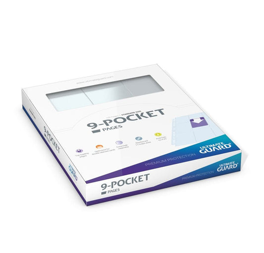 Ultimate Guard - 9-Pocket Pages 100 Stück - Einlegeseiten Transparten