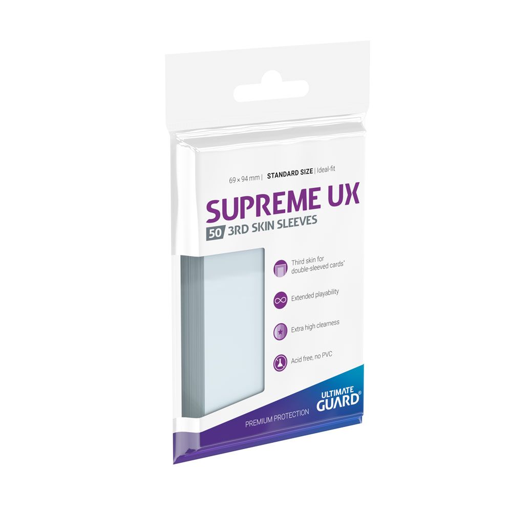 Ultimate Guard - Supreme UX 3rd Skin Outer Sleeves Standardgröße Clear (50)