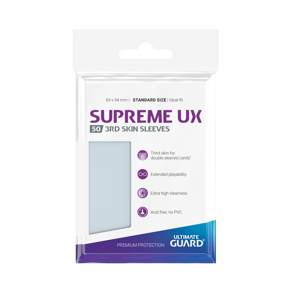 Ultimate Guard - Supreme UX 3rd Skin Outer Sleeves Standardgröße Clear (50)