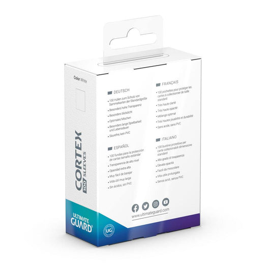 Ultimate Guard - Cortex Sleeves - Standardgröße - Weiß - 100 Stück