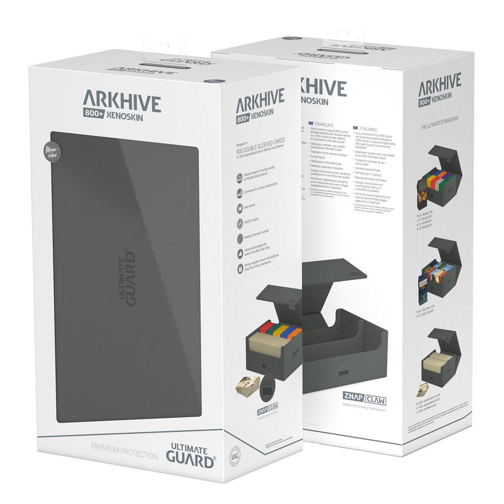 Ultimate Guard Arkhive 800+ XenoSkin Monocolor Grau