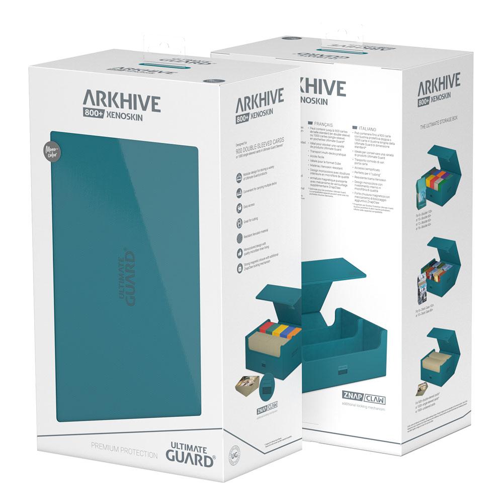 Ultimate Guard Arkhive 800+ XenoSkin Monocolor Petrolblau
