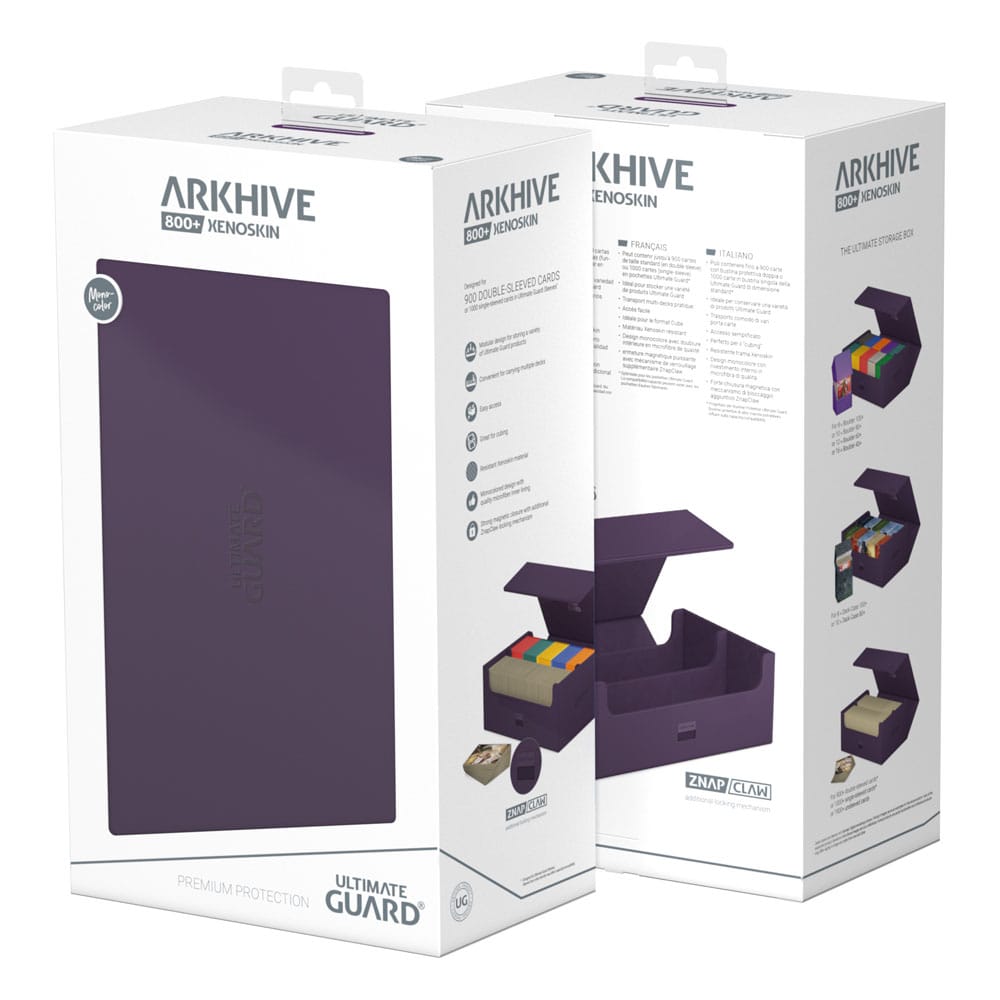 Ultimate Guard Arkhive 800+ XenoSkin Monocolor Violett