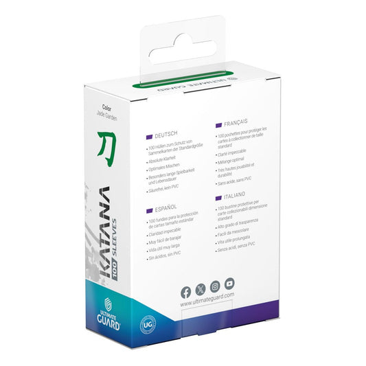 Ultimate Guard - Katana Sleeves 100 Stück - Standard Size - Jade Garden