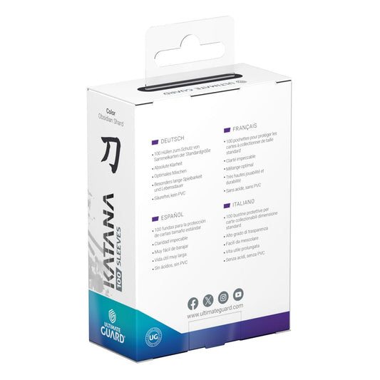 Ultimate Guard - Katana Sleeves 100 Stück - Standard Size - Obsidian Shard