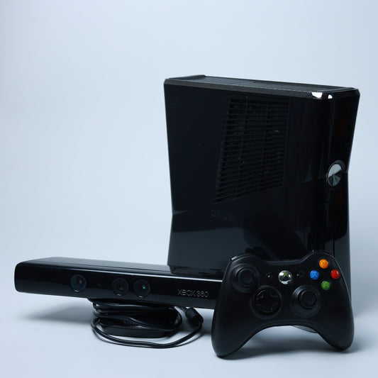 XBOX 360 S Konsole - 250 GB - Model 1439 - mit Controller + Kinect - Zustand Gut