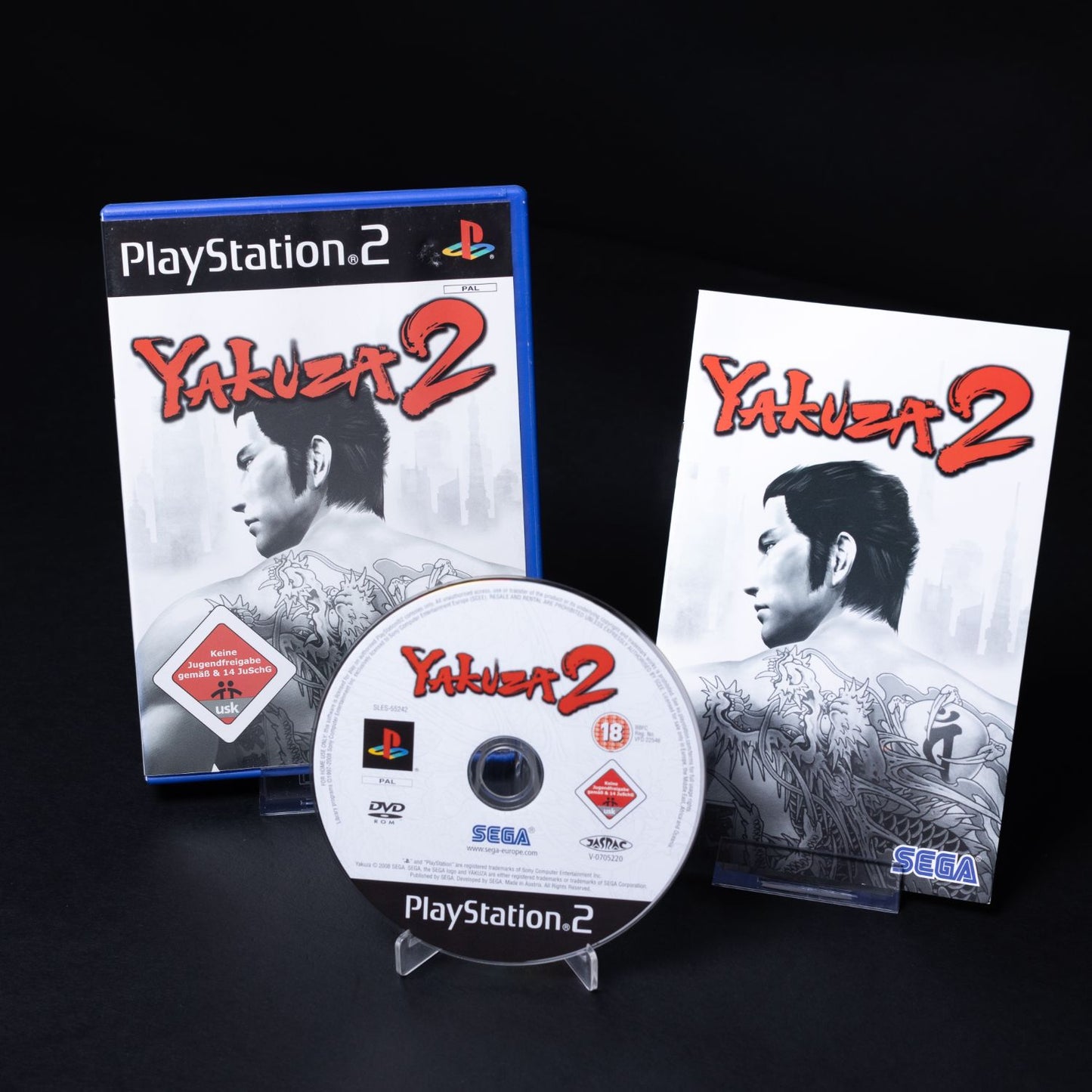 Yakuza 2 - Playstation 2 PS2 Spiel - CiB - PAL Deutsch - Gebraucht - FSK 18
