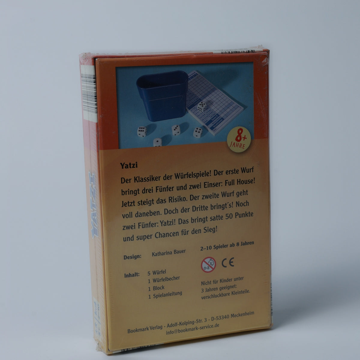 Yatzi - Der Knifflige Spielspaß - Bookmarkt Verlag - Neu & Sealed / OVP