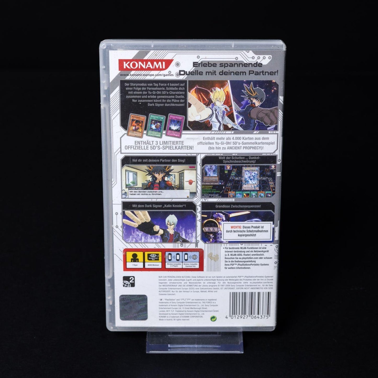 Yu-Gi-Oh! Tag Force 4 - Playstation Portable PSP Spiel - CiB - Zustand Gut