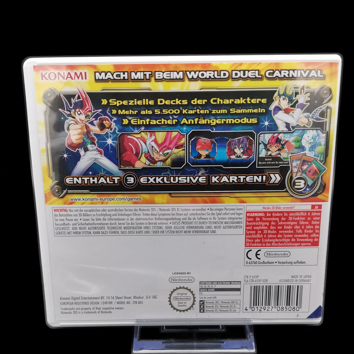 Yu-Gi-Oh! Zexal World Duel Carnival - Nintendo 3DS - CiB - Deutsch - Sehr gut