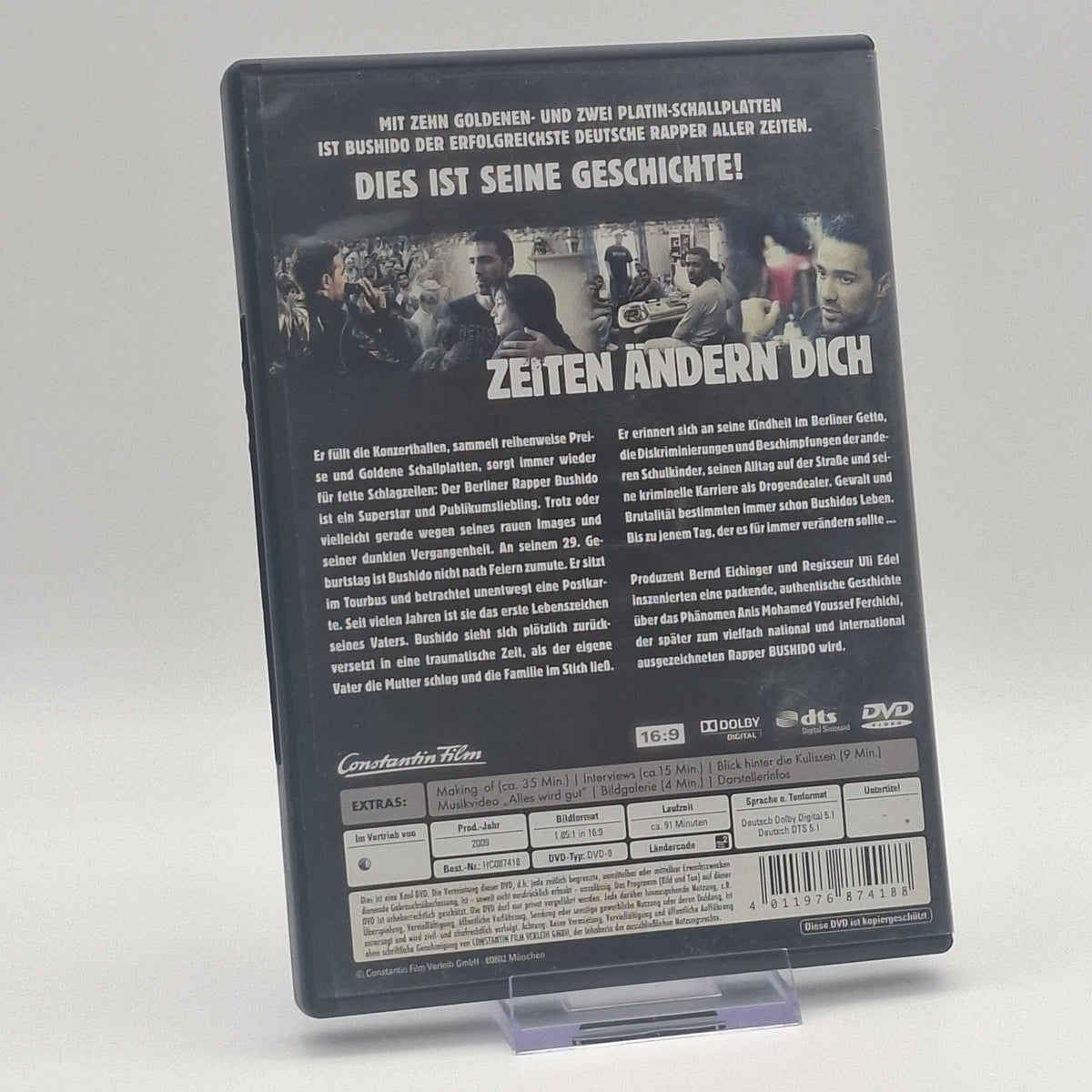 Zeiten Ändern Dich - Bushido - Uli Edel - 2009 - DVD - Film - Zustand Sehr Gut