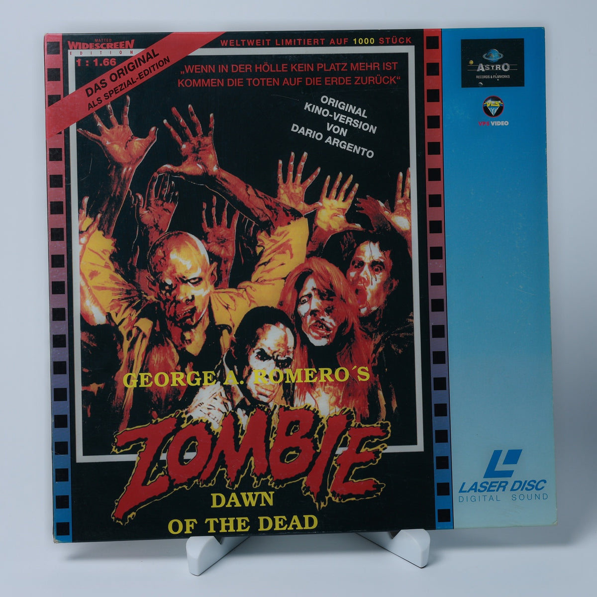 Zombie - Dawn of the Dead - 1995 - Limited Edition - LaserDisc - Zustand Gut