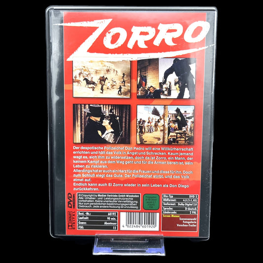 Zorro - Der schwarze Rächer - Zorro - DVD - Abenteuer - Film - Gebraucht