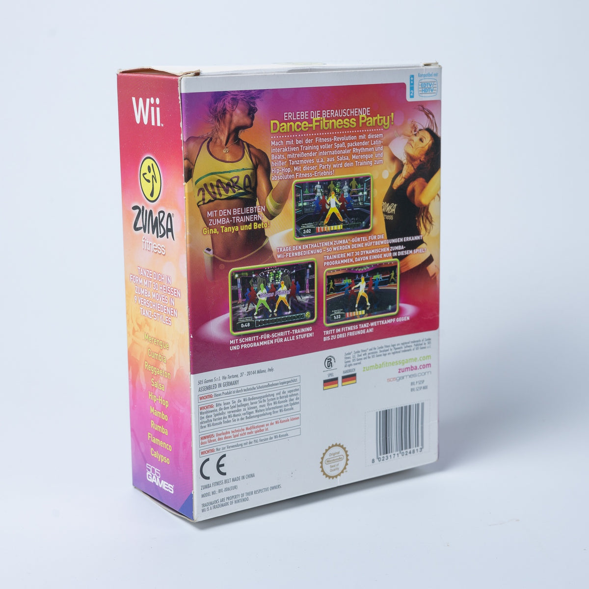 Zumba Fitness - inkl. Gürtel - Nintendo Wii - CiB - PAL - deutsch - Gebraucht