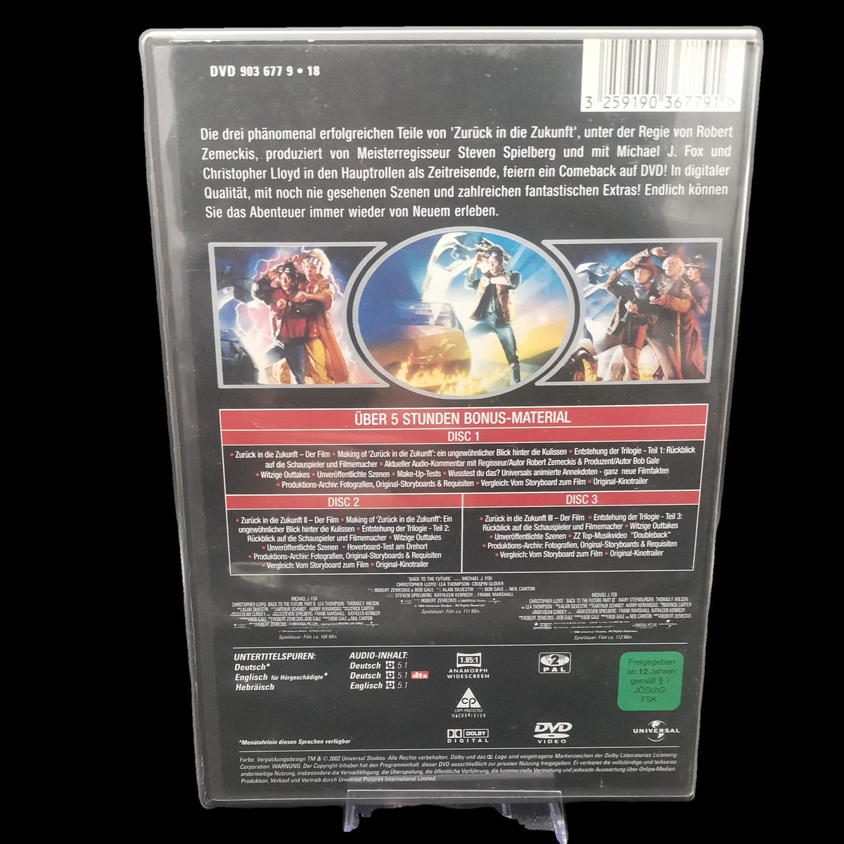 Zurück in die Zukunft - Trilogie - 3 Discs - Sci-Fi & Fantasy - DVD - Gebraucht