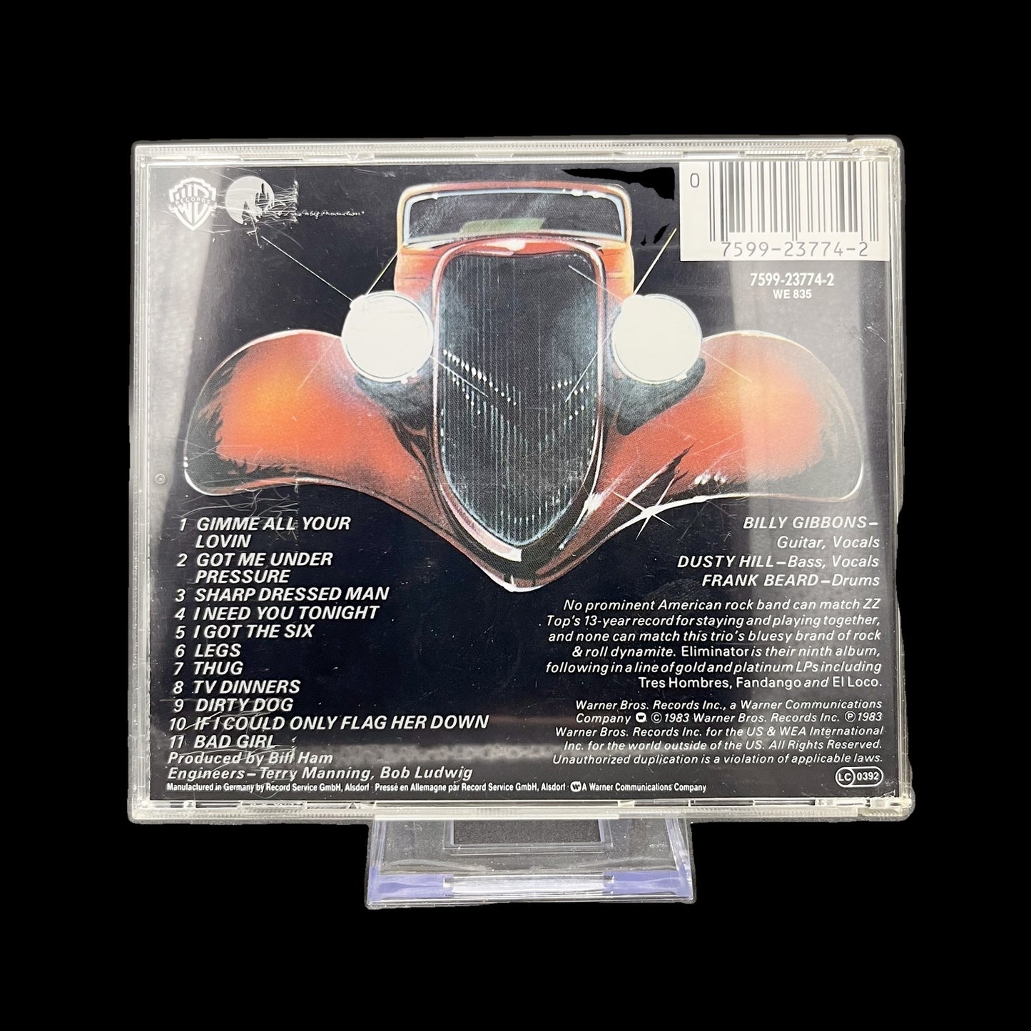 ZZ Top - Eliminator - CD - Rock - Album - 1983 - Warner Bros - Gebraucht